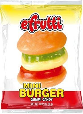 Efrutti Gummy Burgers 60 ct.