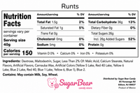 Fruity Runts Candy Mix – Crunchy Sweet Assorted Fruit-Shaped Bulk Candy