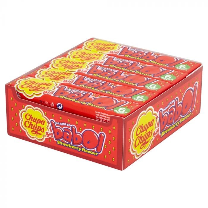 Chupa Chups Babol Strawberry 20 ct.