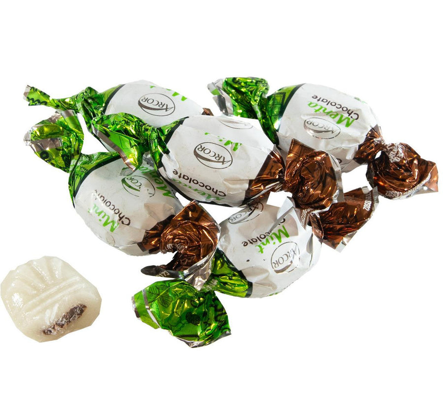 Chocolate Filled Mint Candy Drops