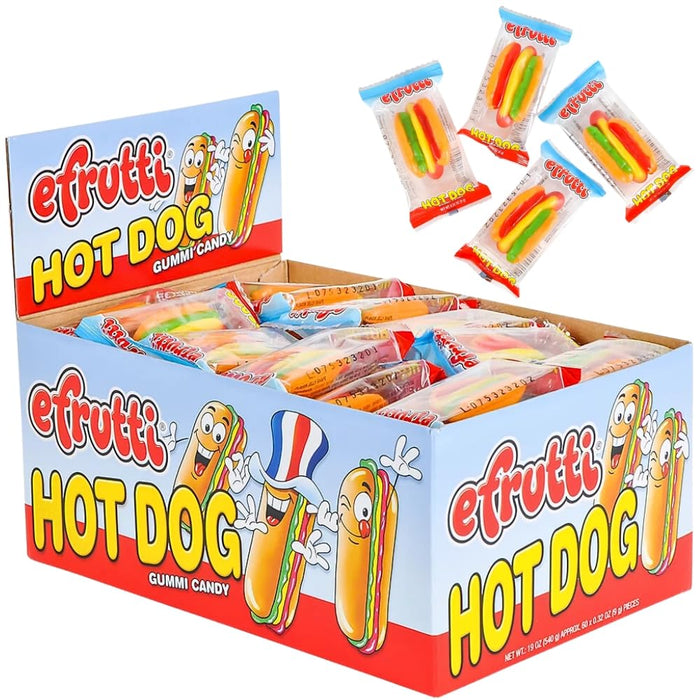 Efrutti Gummy Hot Dogs 60 ct.