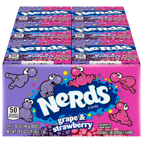 Nerds Grape & Strawberry 24 ct.