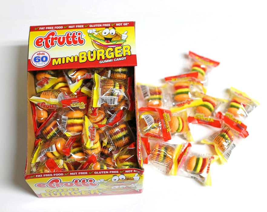 Efrutti Gummy Burgers 60 ct.