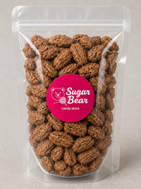 Praline Pecans – Sweet Glazed Crunchy Pecan Halves, Buttery Candied Snack, Fresh Gourmet Treat