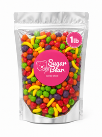 Fruity Runts Candy Mix – Crunchy Sweet Assorted Fruit-Shaped Bulk Candy