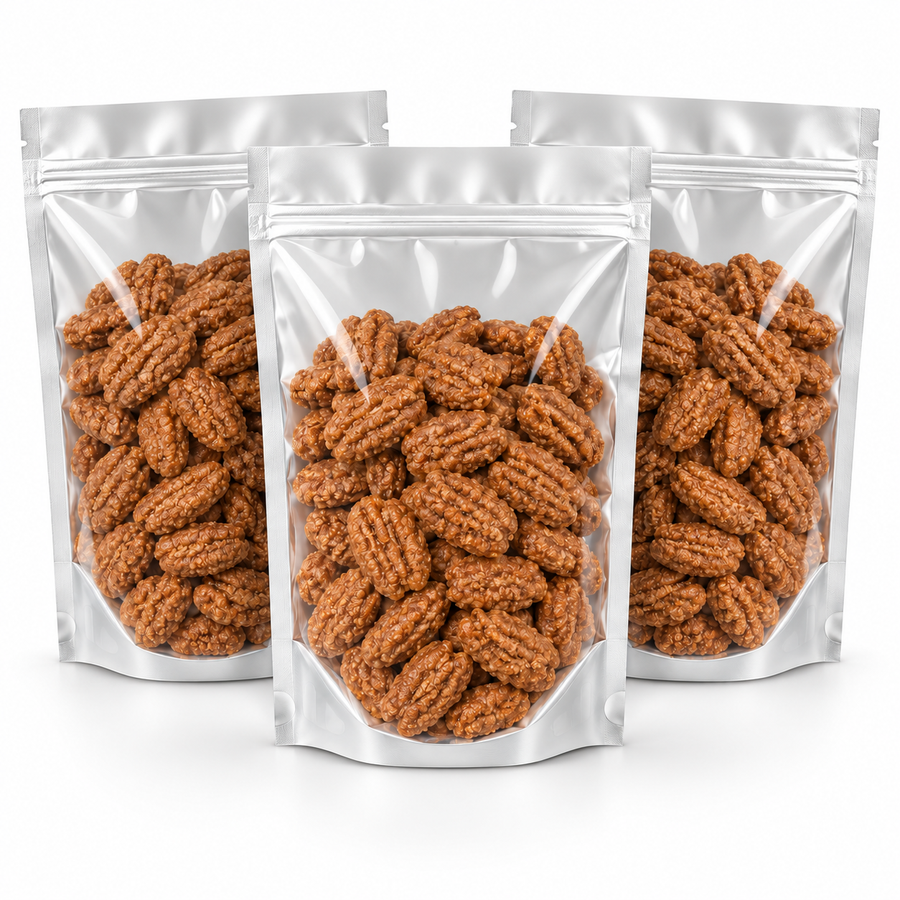 Praline Pecans – Sweet & Crunchy 3-Pack Bundle