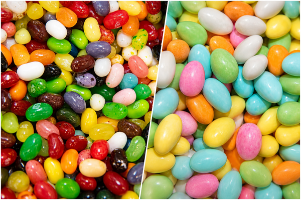 Assorted Jordan Almonds & 49 Assorted Flavor Jelly Beans – Party Candy Mix for Holidays, Weddings & Events