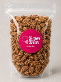 Cinnamon Pecans - Sweet Cinnamon Glazed Crunchy Pecan Snack, Fresh Gourmet Treat for Snacking & Sharing