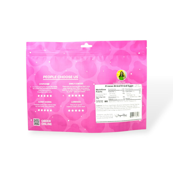 Freeze Dried Giant Gummy Eggs
