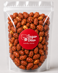 Sweet & Hot Buffalo Peanuts - Bold Sweet & Spicy Roasted Peanut Snack, Crunchy Flavorful Party & On-the-Go Treat