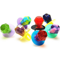 Ring Pop Halloween Variety 40 ct Bulk Pack – Assorted Fruit Flavor Lollipop Rings, Individually Wrapped Wearable Candy for Trick-or-Treat, Party Favors & Goodie Bags