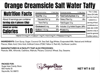 Orange Creamsicle Salt Water Taffy