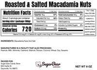 Premium Roasted & Salted Macadamia Nuts - Rich Protein-Packed Hawaiian-Style Nuts
