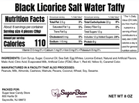 Black Licorice Swirl Salt Water Taffy