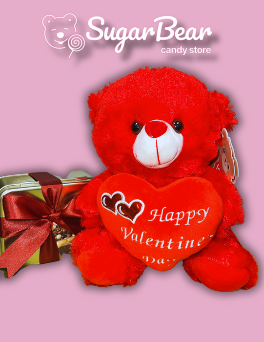 LoveBuddy: Valentine's Day Red Stuffed Bear