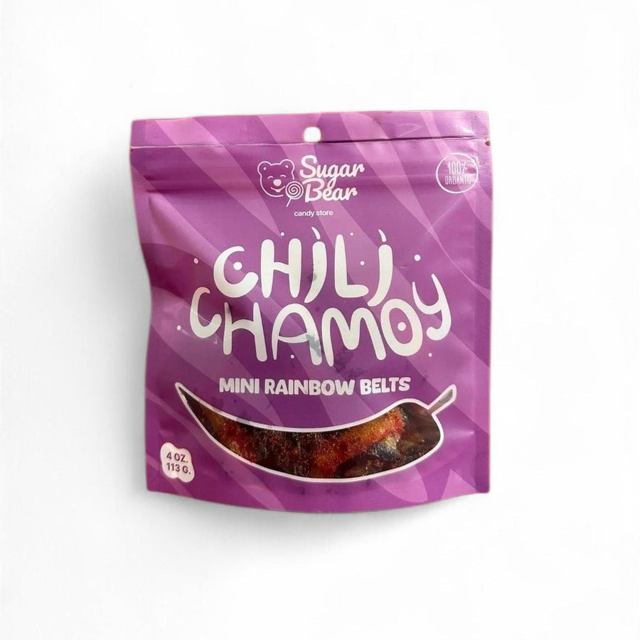 Chili Chamoy Mini Rainbow Belts 4oz Pack - Candy | Sugar Bear Candy