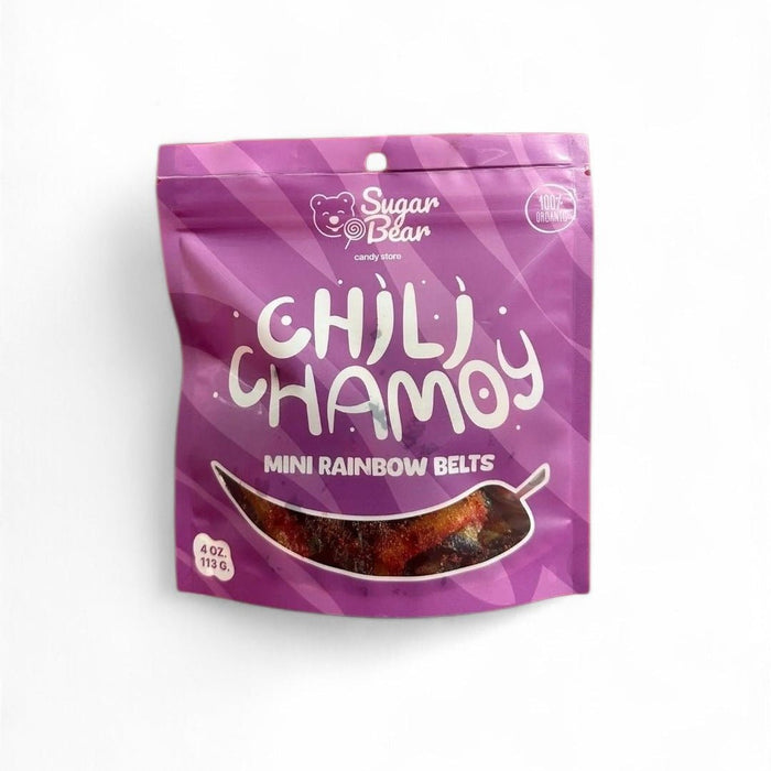 Chili Chamoy Mini Rainbow Belts 4oz Pack - Candy | Sugar Bear Candy