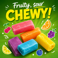 Tootsie Roll Sour Fruit Chews Candy – Soft & Chewy Assorted Sour Fruit Flavors