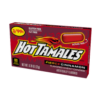 Hot Tamales Fierce Cinnamon 0.78 oz. Box 24 ct.
