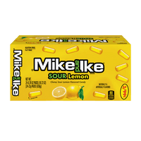Mike and Ike Sour Lemon 0.78 oz. Box 24 ct. - Novelty | Sugar Bear Candy
