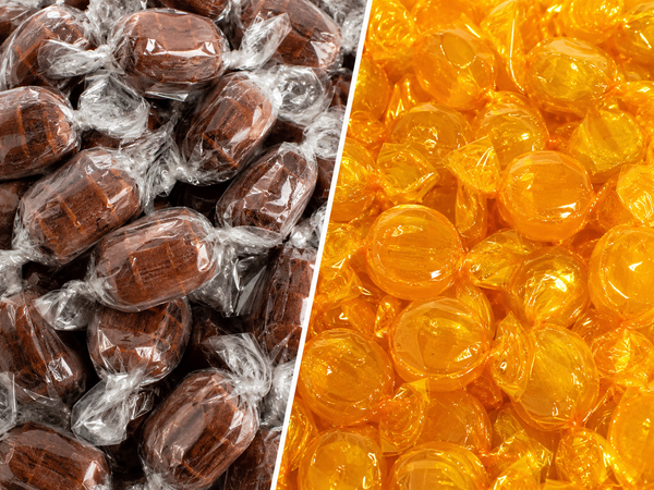 Root Beer Barrels & Butterscotch Buttons – Classic Old-Fashioned Hard Candy Variety
