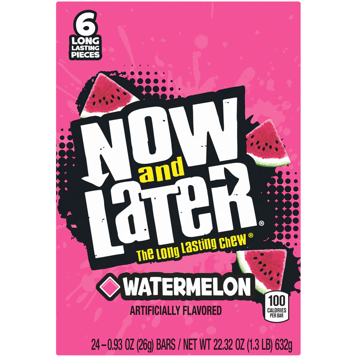 Now and Later Watermelon 24 ct.