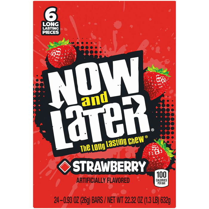 Now and Later Strawberry  24 ct.