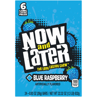 Thumbnail for Now and Later Blue Raspberry 24 ct.