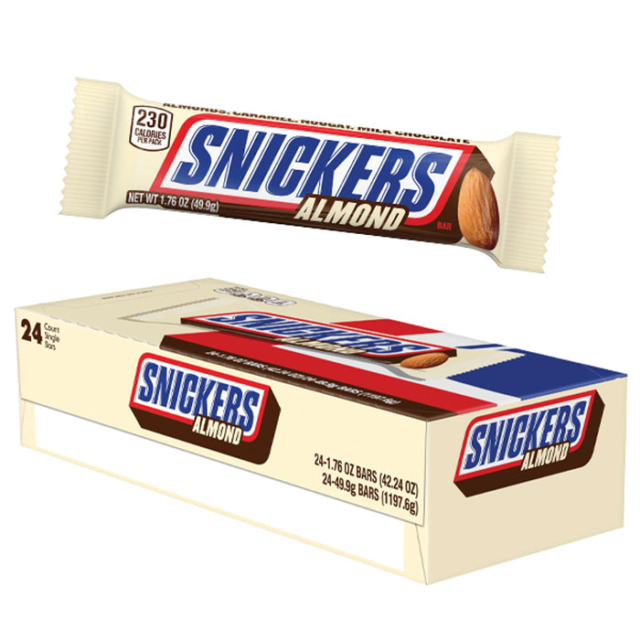 Snickers Almond Chocolate Bar 24 ct.