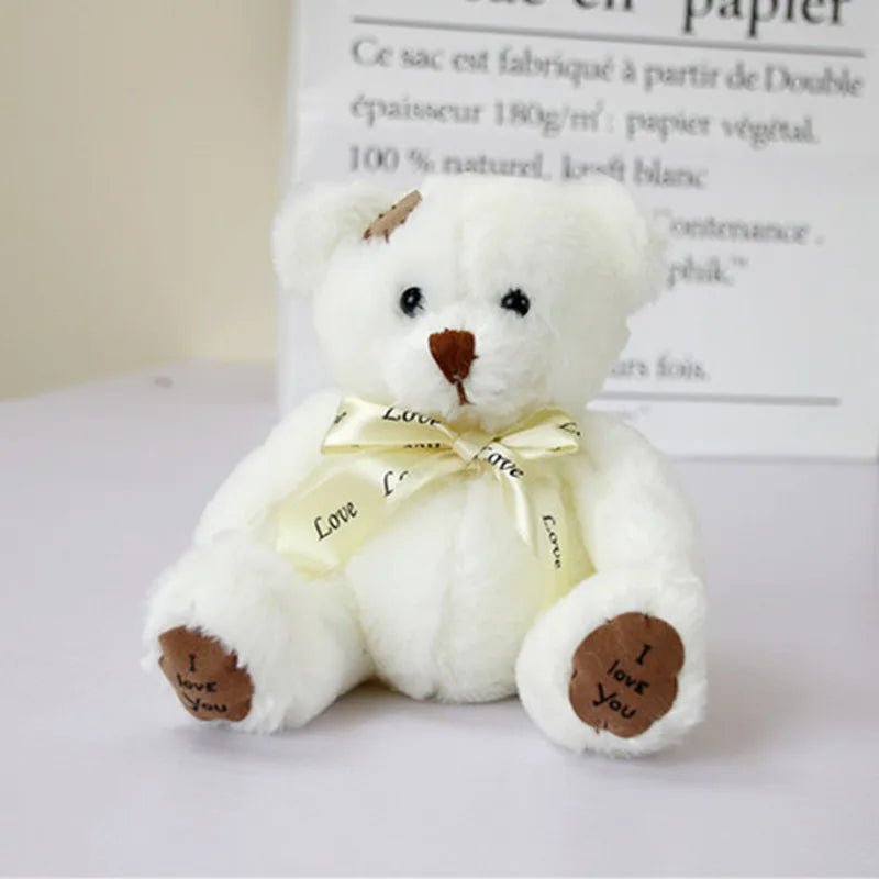 18cm 1pc Cute Bear Dolls Lovely Teddy Bear Stuffed Toy Soft Bear Toy Boys Girls Birthday Brinquedos Wedding Gifts - | Sugar Bear Candy