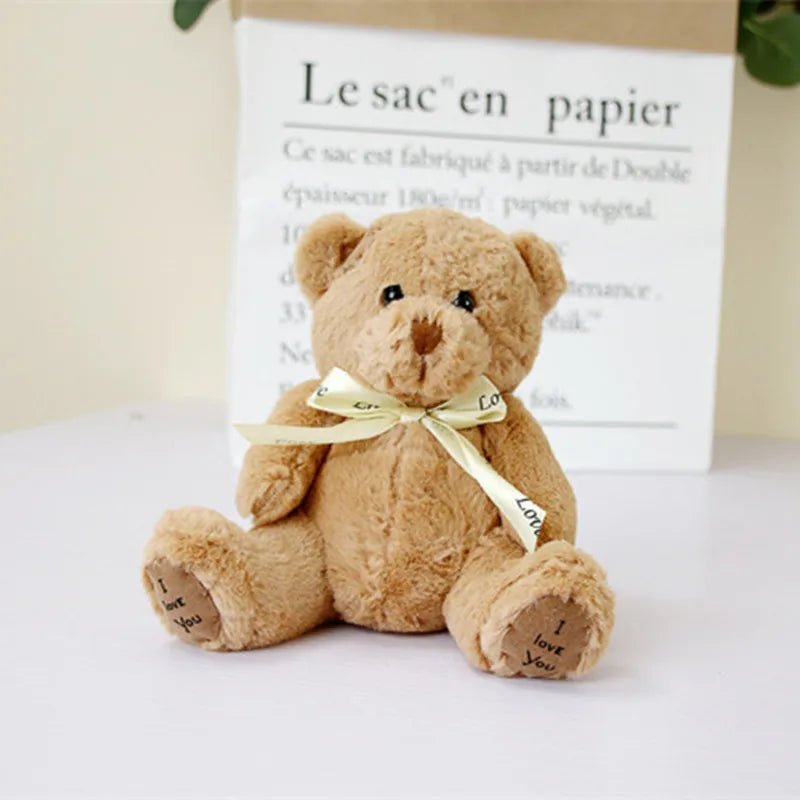 18cm 1pc Cute Bear Dolls Lovely Teddy Bear Stuffed Toy Soft Bear Toy Boys Girls Birthday Brinquedos Wedding Gifts - | Sugar Bear Candy