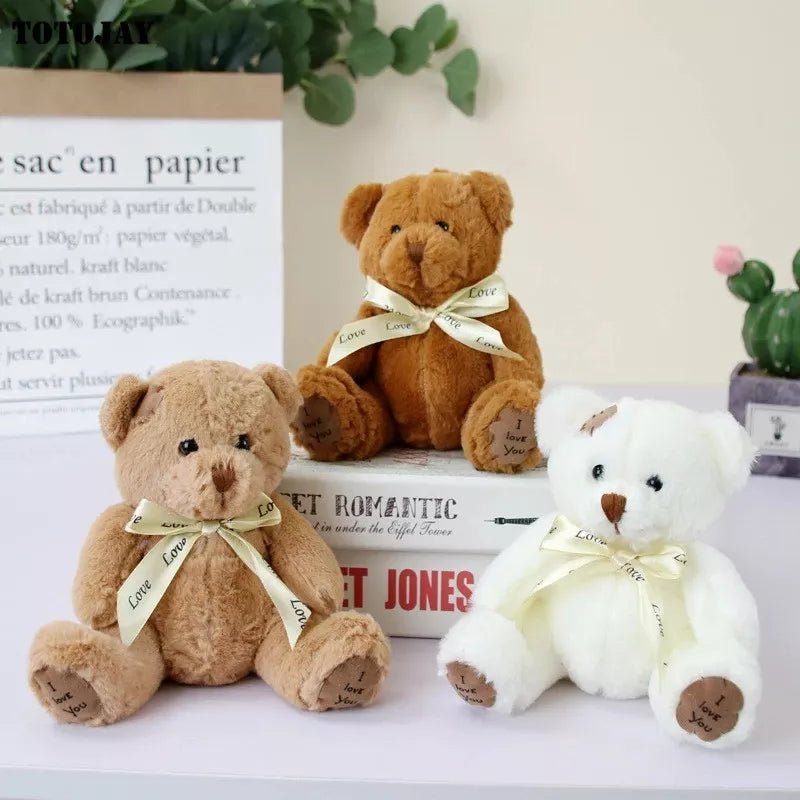 18cm 1pc Cute Bear Dolls Lovely Teddy Bear Stuffed Toy Soft Bear Toy Boys Girls Birthday Brinquedos Wedding Gifts - | Sugar Bear Candy