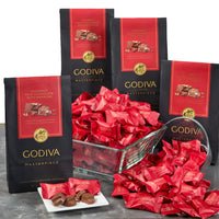 Godiva Masterpiece Heavenly Milk Chocolate with Ganache 15.1 oz – Individually Wrapped Belgian Chocolate, Premium Gift Bag for Holidays, Thank You & Everyday Indulgence