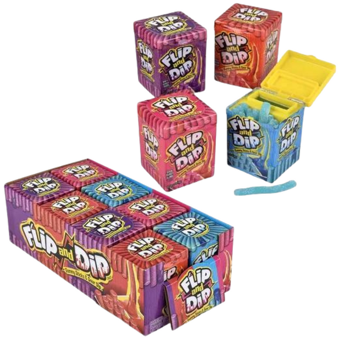 Flip and Dip Gummy Sticks 8 ct.