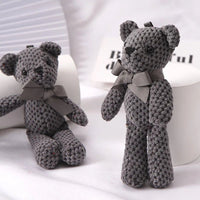 Thumbnail for 1pcs 15CM Bear Stuffed Plush Toys Baby Cute Dress Key pendant Pendant Dolls Gifts Birthday Wedding Party Decor - | Sugar Bear Candy