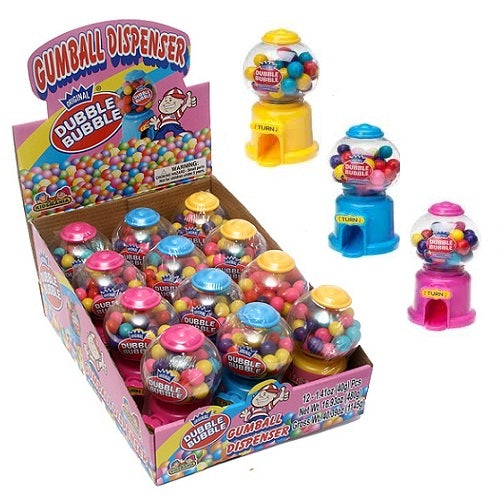 Dubble Bubble Gumball Mini Machine 12 ct.