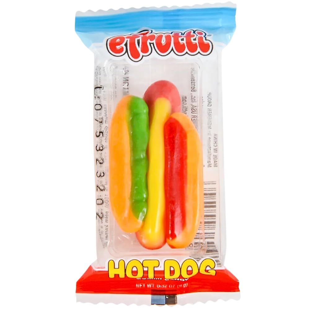 e.frutti Gummy Hot Dogs 60 ct.