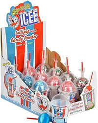 Thumbnail for Icee Dip-n-lik Lollipop with Candy Powder 12 ct.