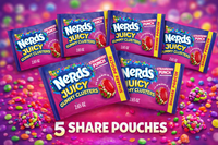 Nerds Juicy Clusters Candy Bundle – 5 Pack (2.65 oz Bags)