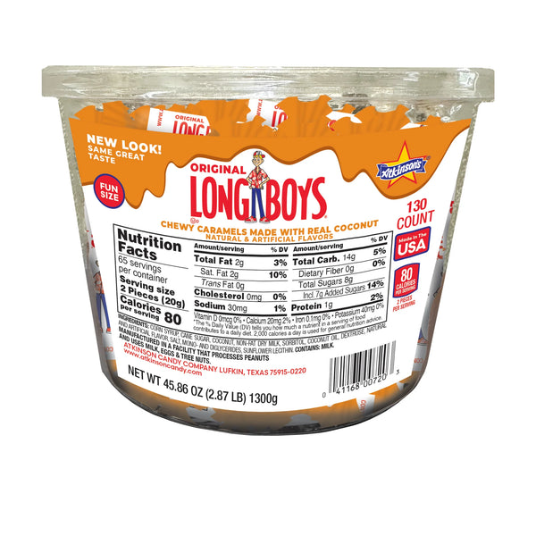 Atkinson's Coconut Long Boys Tub 130 ct.
