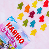 Thumbnail for Haribo Unicorn-i-licioius Gummi Candy Peg Bag 5oz. 12 ct.