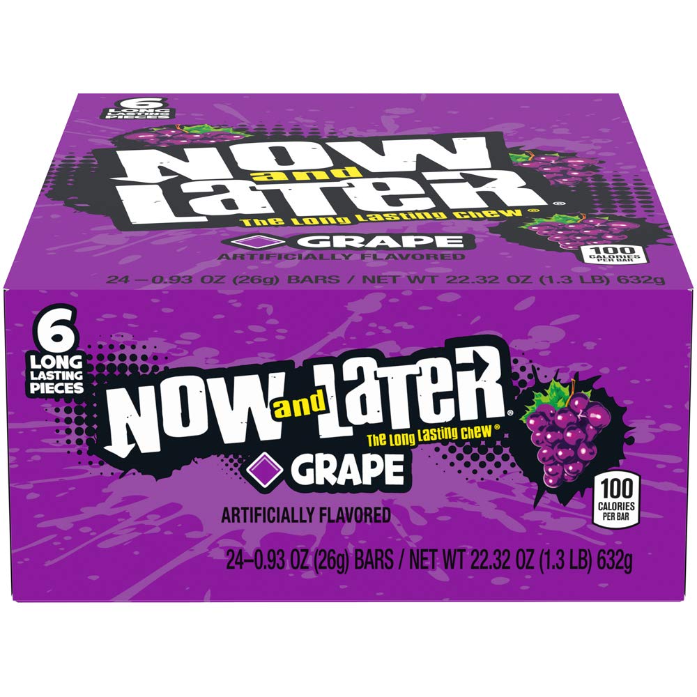 Now and Later Grape  24 ct.