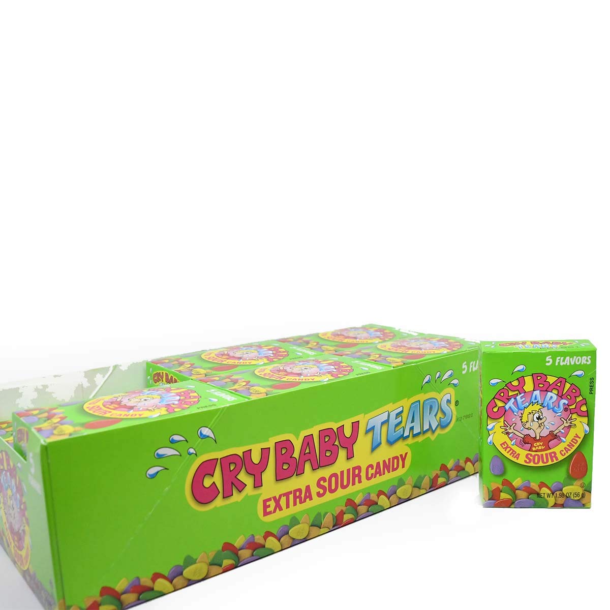 Cry Baby Tears Extra Sour Candy 24 ct.