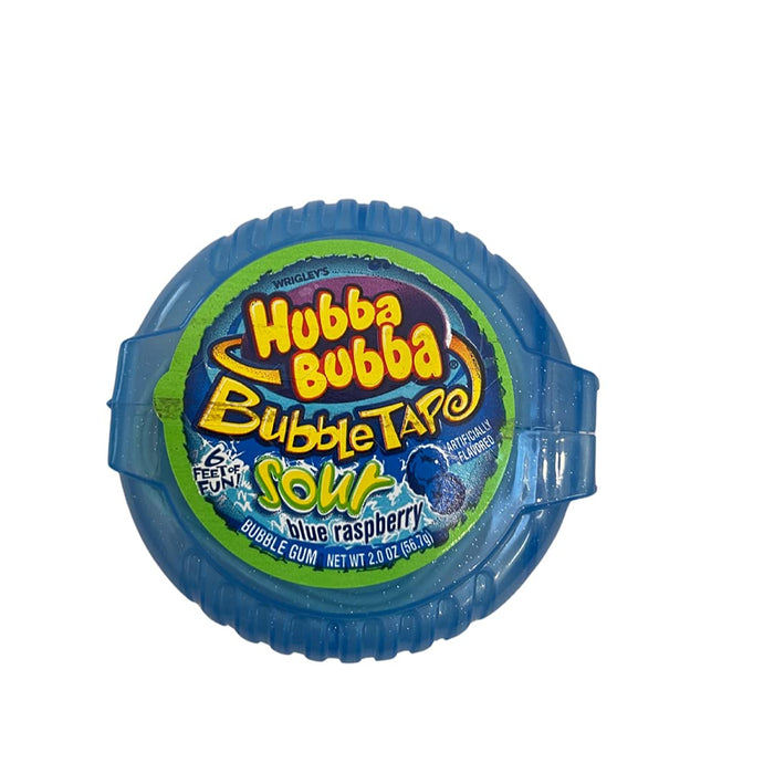 Hubba Bubba Bubble Tape Sour Blue Raspberry 12 ct.