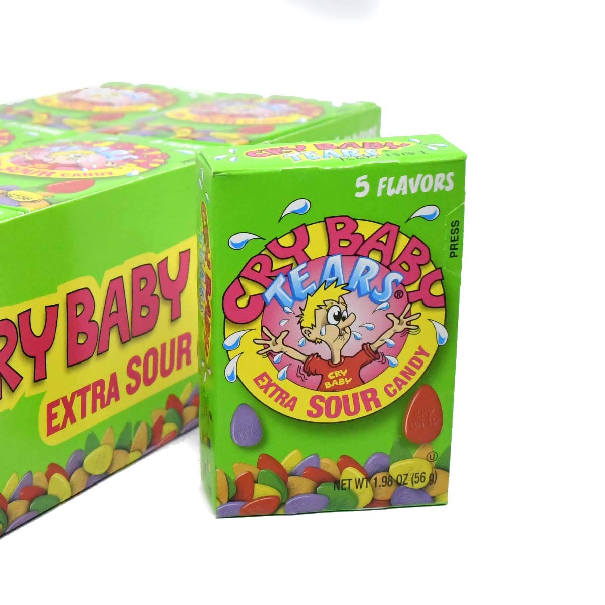 Cry Baby Tears Extra Sour Candy 24 ct.