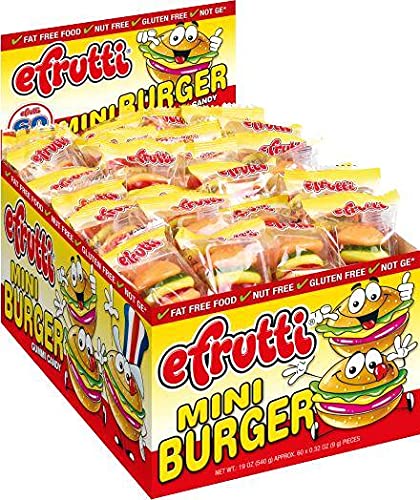 e.frutti Gummy Burgers 60 ct.