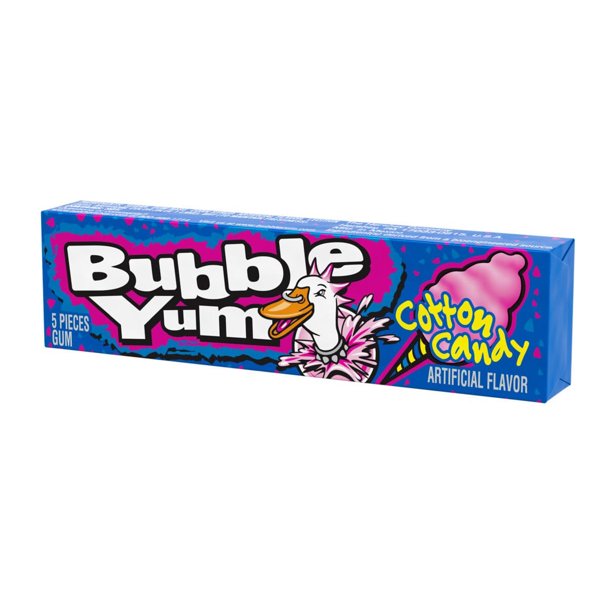 Bubble Yum Gum Cotton Candy 18 ct.