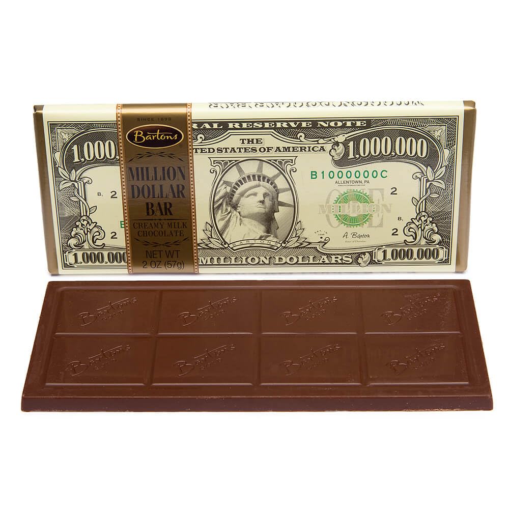 Million Dollar Milk Chocolate Bar 12 ct.