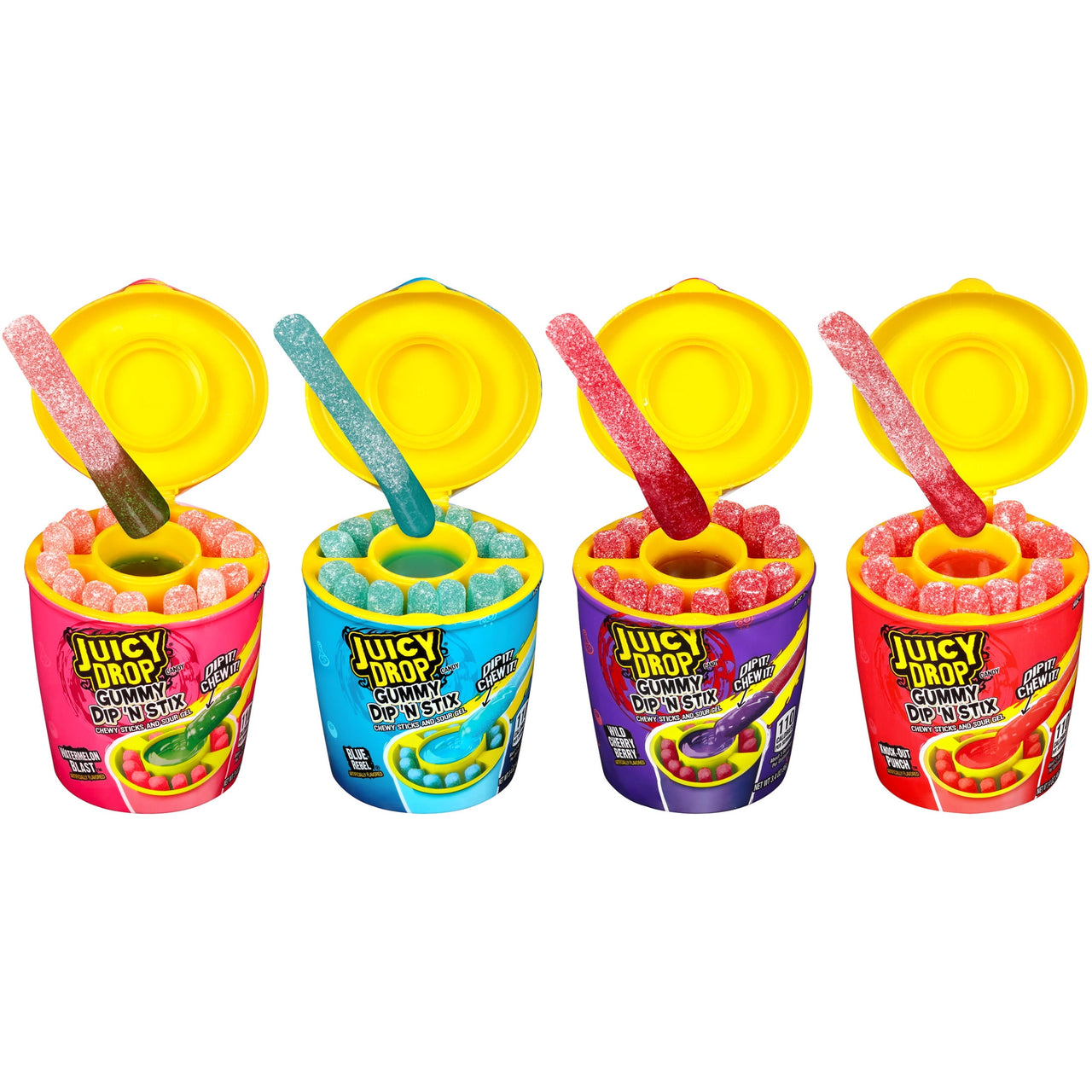 Juicy Drop Gummy Dip N Stix Candy 8 ct.