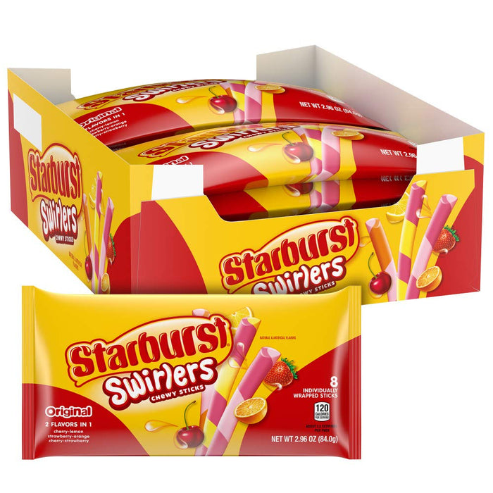 Starburts Swirlers Sticks Chewy Candy 10 ct.